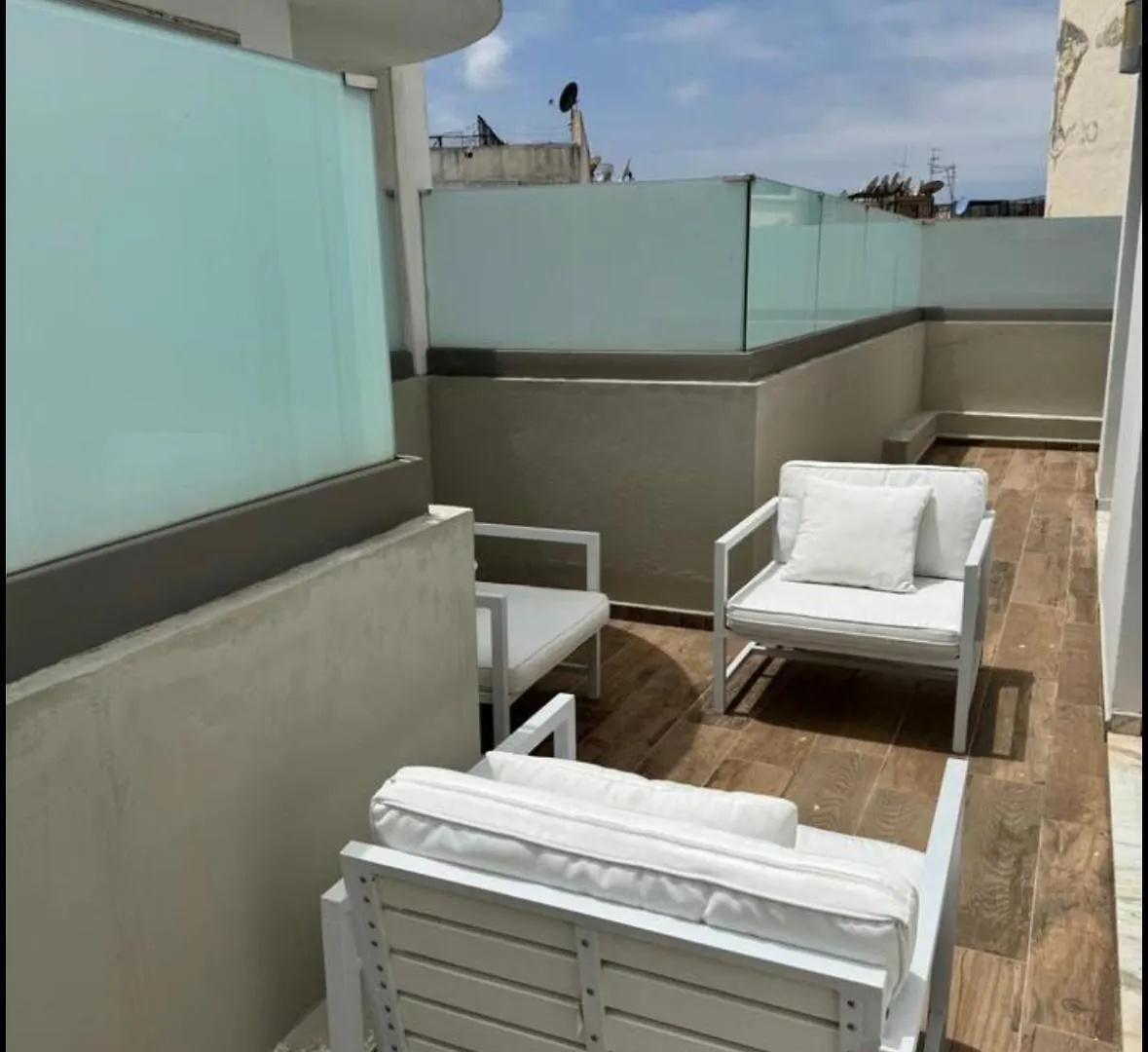 Residence Saphir Luxury Apartment With Terrace In Racine 카사블랑카