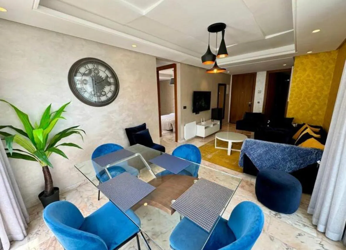 Residence Saphir Luxury Apartment With Terrace In Racine Касабланка